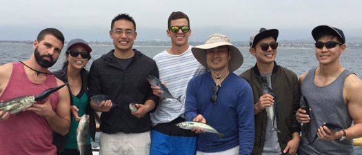 Group residency fishing event